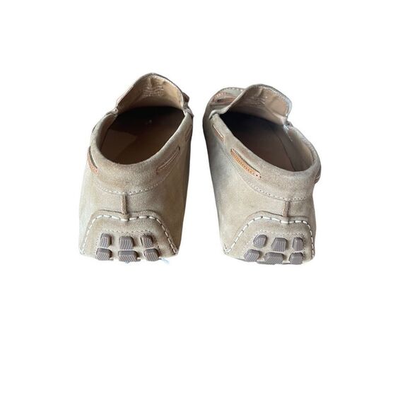 Zara Beige Mens Slip On Moccasin Bow Moc Toe Casual Loafer Shoes Size 43 - Picture 5 of 12